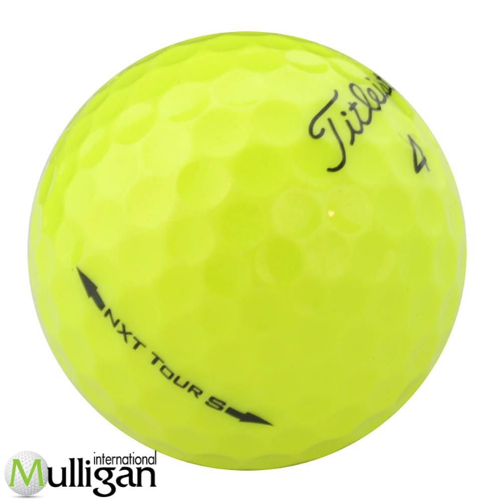 Mulligan - 48 Titleist NXT Tour S 5A Recycled Used Golf Balls, Yellow