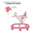 thumbnail image 3 of Andadera D'bebé Zoo Altura Ajustable Rosa, 3 of 5