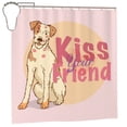 thumbnail image 2 of XMXT Waterproof Shower Curtain Liner with Iron Hooks, Cute Dog Friend Shower Curtains for Bathroom Decor Accessories, 72 x 72 inches, 2 of 8
