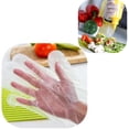 thumbnail image 4 of 500 guantes de polietileno biodegradables, guantes desechables de grado alimenticio más gruesos para cocinar, limpiar, teñir el cabello, talla única que se adapta a la mayoría de las manos,, 4 of 8