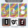 thumbnail image 3 of Yayeee Duplex Wall Plate 1-Gang 4.5"x2.7" Home Receptacle Light Switch Decorative Outlet Cover, Vibrant Dinosaur, 3 of 7