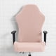 thumbnail image 3 of Juego de fundas para sillas de juegos de oficina, Protector elástico, reutilizable, suave, transpirable, antiarañazos, extraíble, fácil de instalar, Rosa claro BLESIY funda de asiento, 3 of 8