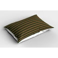 thumbnail image 2 of Ambesonne Vegetable Pillow Sham 2 Pack, Carrots Diet Healthy Food, 26"x20", Dark Brown Jade Green, 2 of 3
