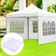 thumbnail image 4 of Toldo instantáneo, paredes de toldo, toldos instantáneos para exteriores, 1 paquete (solo pared lateral) blanco, 4 of 8