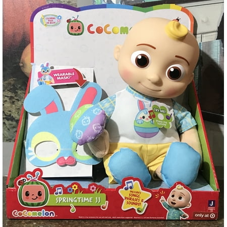 COCOMELON SPRINGTIME JJ Doll EXCLUSIVE Sings EASTER MASK