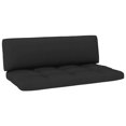 thumbnail image 2 of vidaXL Pallet Cushions 2 pcs Black Fabric, 2 of 5