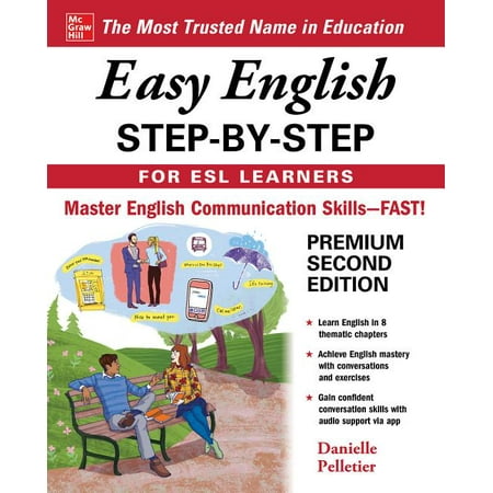 Easy English Step-By-Step for ESL Learners, Second Edition (Edition 2) (Paperback)