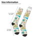 thumbnail image 2 of Fotbe Sea Animal Calcetas Divertidas Estampadas para Hombre y Mujer, Calcetas de Algodón hasta la Rodilla para Caminar, Correr, Enfermería y Embarazo, 2 of 6
