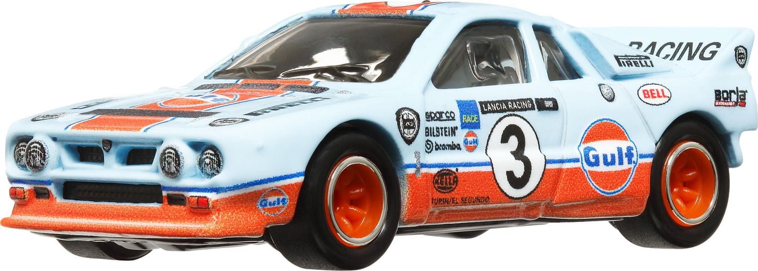 Hot Wheels Premium Car Culture Lancia Rally & Fiat 131 Abarth Vehicles - 2pk