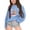 Blue, variant on Gunia Toddler Girls Sweatshirts Autumn Winter Long Sleeved Christmas Elk Printed Crewneck Warm Coat Hoodie Sweatshirt For Boys Girls