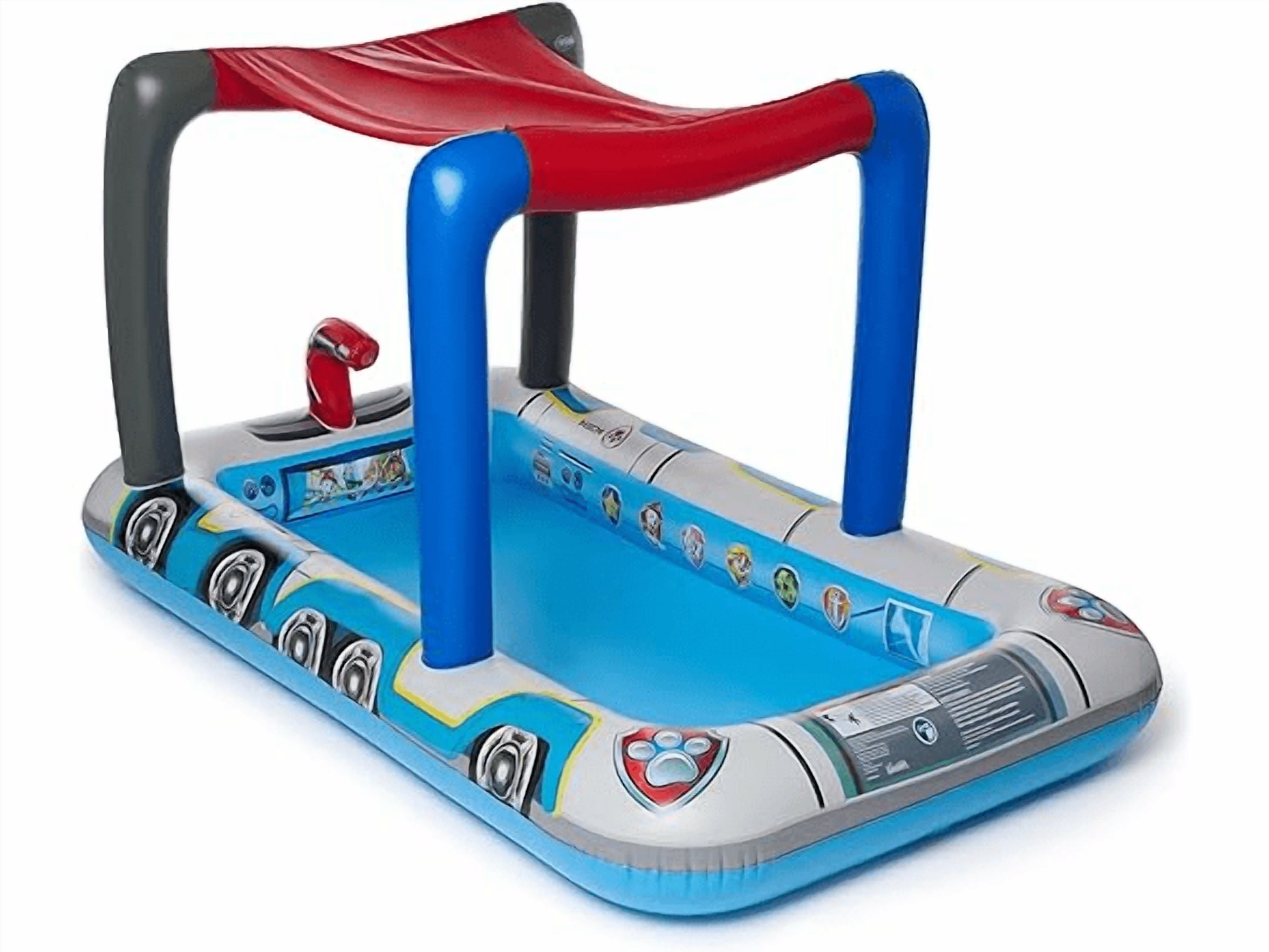 SwimWays Paw Patrol Pool Patroller Deluxe Inflatable Above-Ground Pool & Canopy