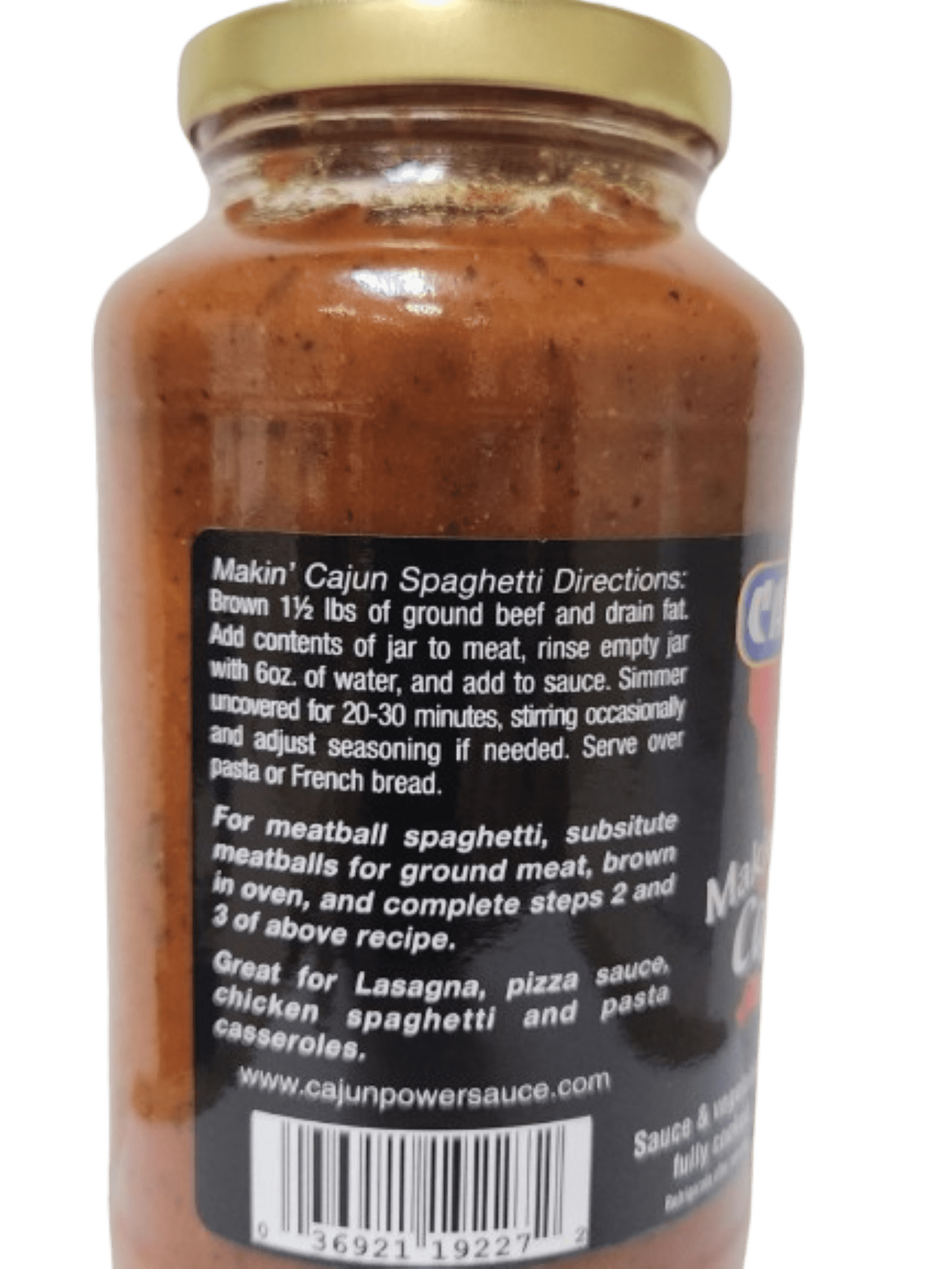 (2 pack) Cajun Power Spaghetti Sauce 24oz