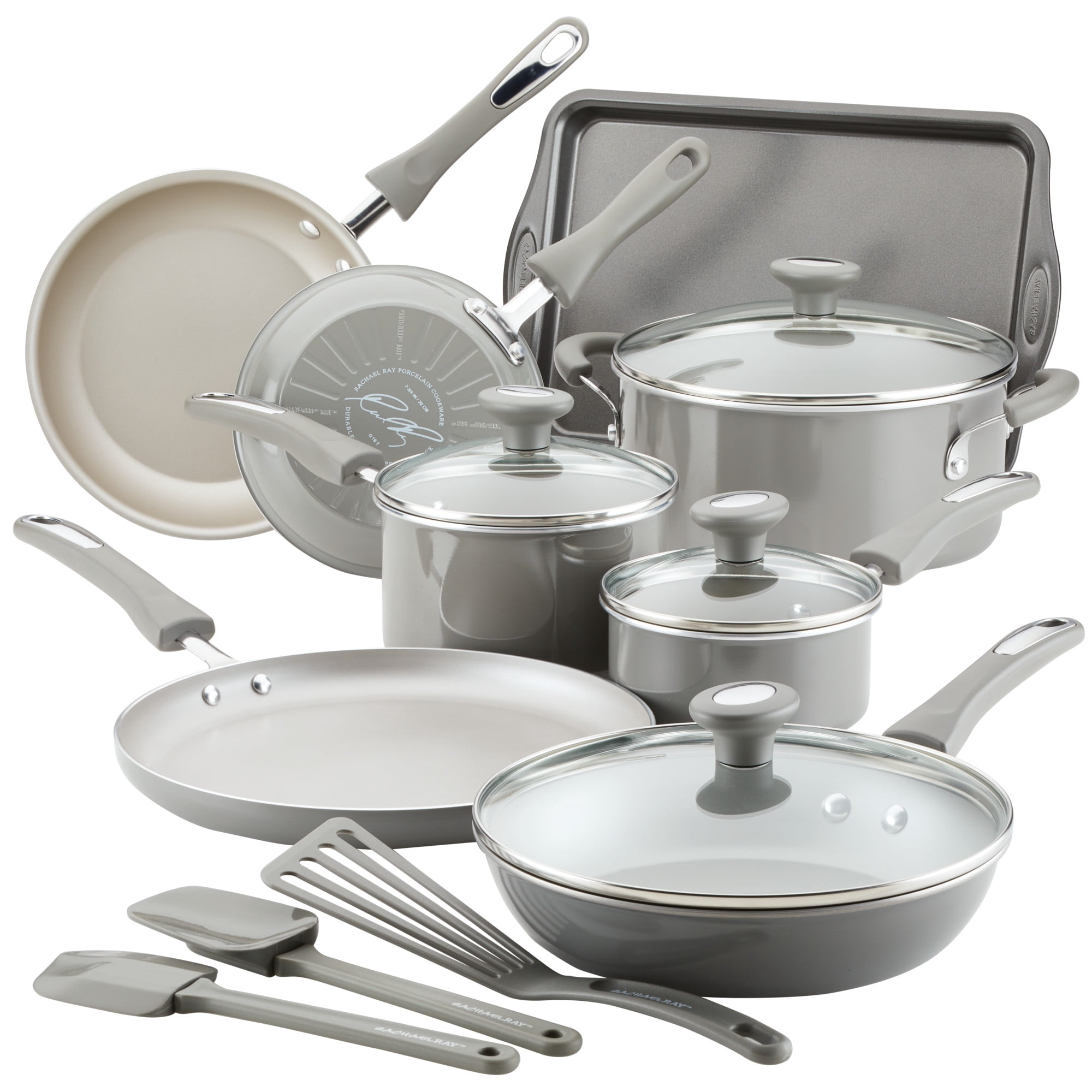 Rachael Ray Get Cooking 15 Piece Nonstick Pots and Pans Set