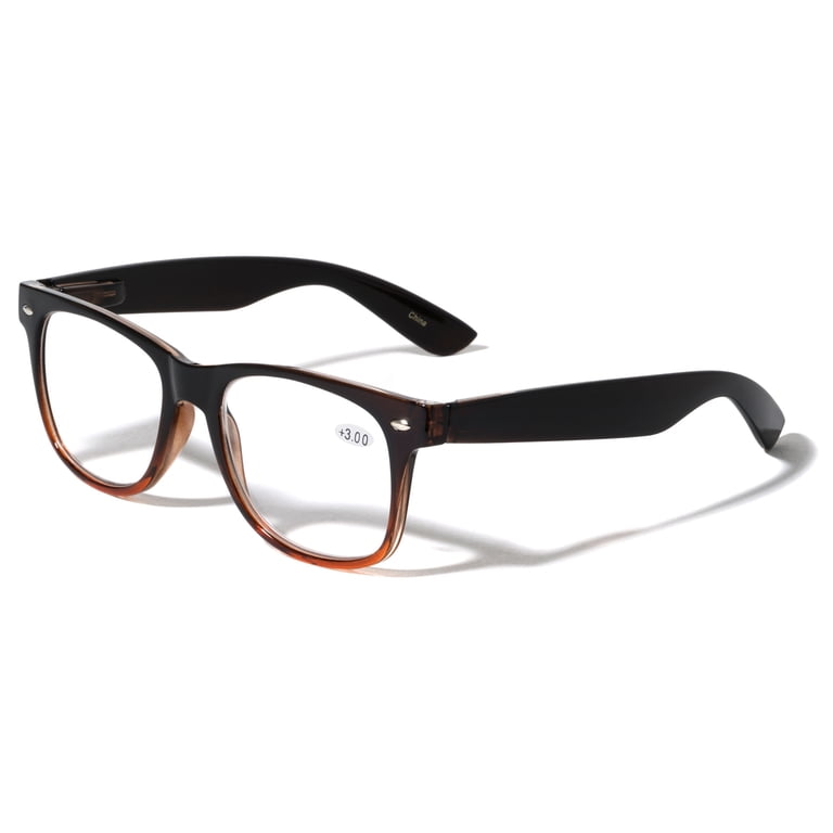 2 Pairs Classic 2-tone Deluxe Reading Glasses - Comfortable  display picture 1