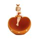 thumbnail image 1 of Escritorio resina chica estatua bandeja en forma de corazón teléfono llaves tazón decoración para el hogar mesa oficina mantener las entradas escritor , NARANJA BLESIY tazón de almacenamiento, 1 of 6