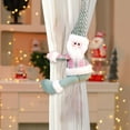 thumbnail image 4 of Festive Holiday Curtain Holder for Window Drapes with Adorable Cartoon Character Design for Home and Party Events, 4 of 5