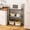 French Oak Grey, variant on HOMLUX Modern Wide Stackable Metal Shelf, Wood & PVC Storage Organizer Bookcase for Living Room, Bedroom & Office, Columbia Walnut