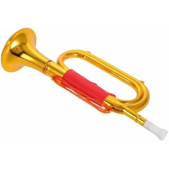 Plastic Trumpet Prop for Boys and Girls Musical Instruments Toy Bugle Horn Noise Maker