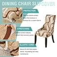 thumbnail image 5 of Stretch wingback Side Chair slipcover Printed, armless wingback Chair Cover with Elastic Bottom Sloping Armchair Covers Removable Washable Armchair Covers-AH-1 Pcs, 5 of 8