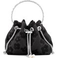 thumbnail image 1 of LHSHIDU Women Evening Handbag Mini Clutch Rhinestone Pouch Crossbody Handbag Purse Top Handle Floral Shoulder Bag Prom, 1 of 7