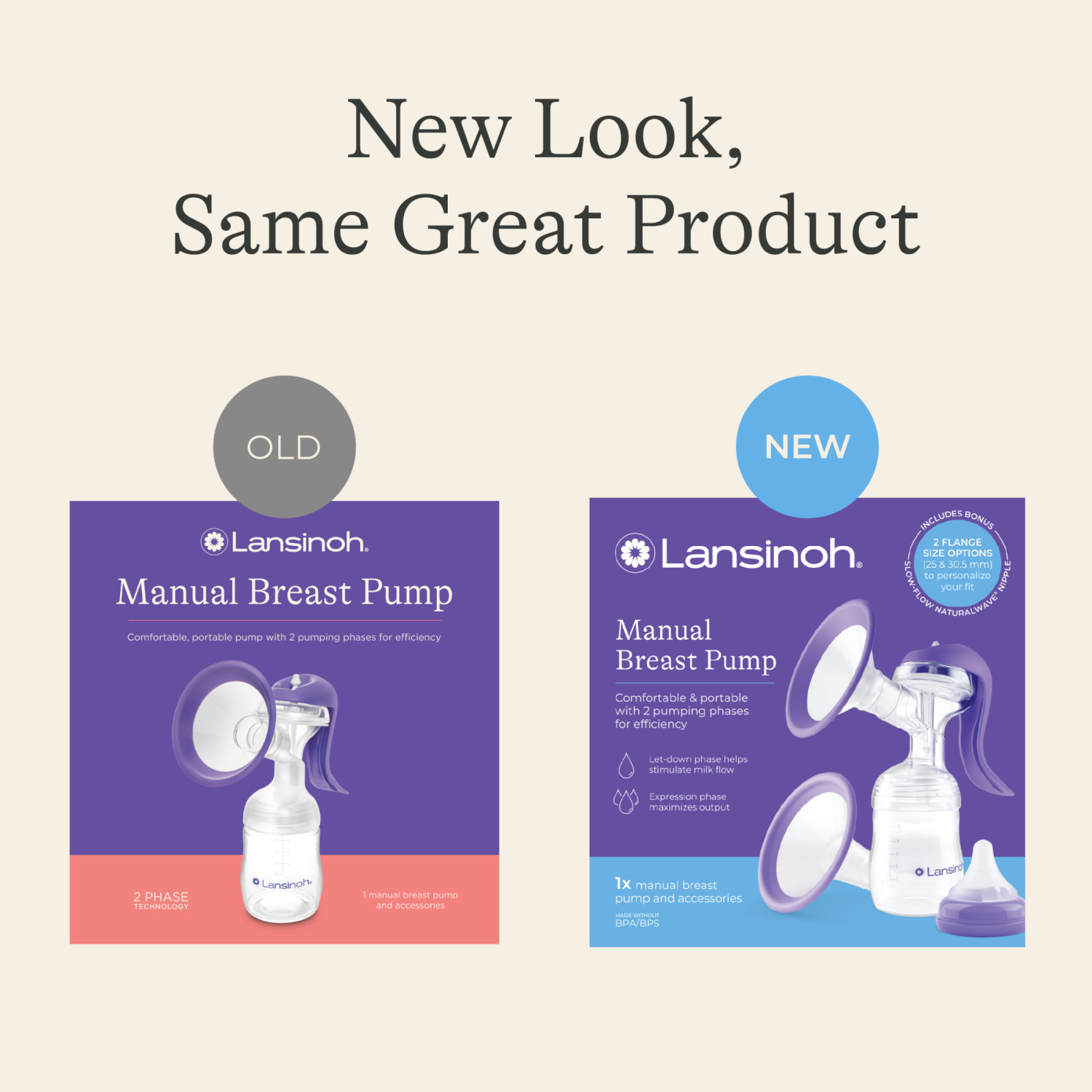 Lansinoh Manual Breast Pump with Two Pumping Modes photo 2