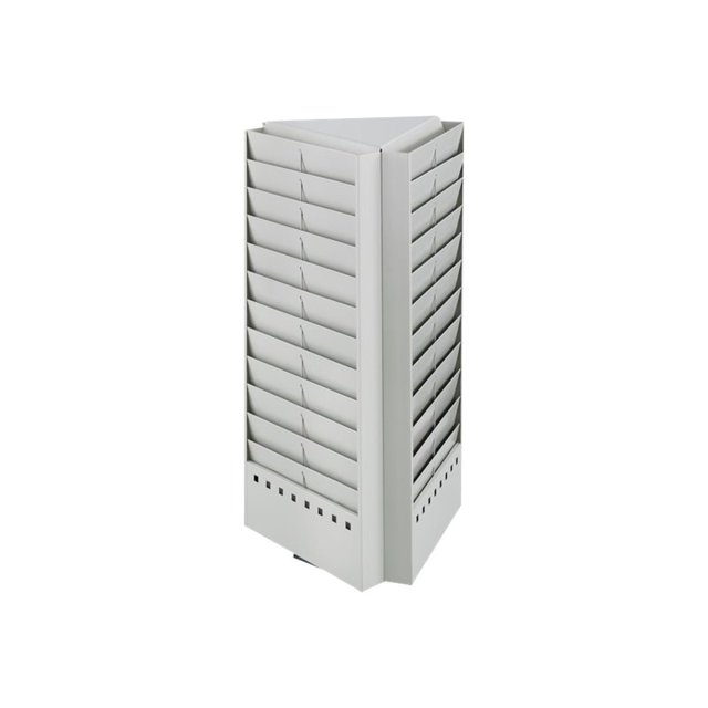 Safco - Literature holder - 33 compartments - gray