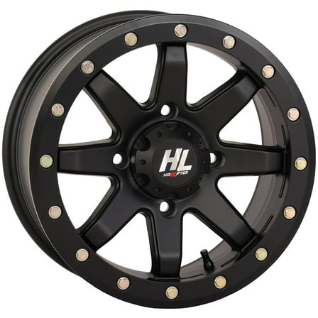 High Lifter by STI HL9 Beadlock 14x7 ATV/UTV Wheel - Matte Black (4/137) - 6 1