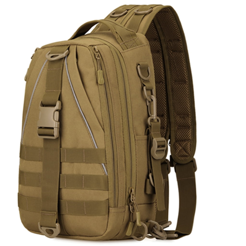 Aellinatey Watertight Fishing Tackle Chest Bag Outdoor Single Shoulder Bag Large Capacity Crossbody Fishing Tackle Tool Bag