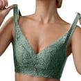 thumbnail image 4 of Abcnature Plus Size Bras for Women Comfortable Breathable no Steel Sexy Lace Gathering Adjustment Lift Bras, 4 of 5