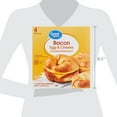 Great Value Croissant Sandwiches Bacon Egg and Cheese, 3.66 oz, 4 Count