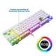 thumbnail image 5 of Teclado Mecánico Gamer Blanco Switch Rojo Retro Iluminado RGB Bora, 5 of 10