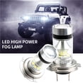 thumbnail image 3 of Bombillas Led H7 De Alta Potencia, 100 W, 20 Led, 6000 K, Luces Antiniebla Blancas Para Coche. 1 Par Serendint VI006617-00, 3 of 7