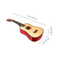 thumbnail image 4 of EeaseCA 23 Inch Folk Acoustic Guitar Beginner Music Instrument 6-String Guitar (Wood Color), 4 of 5