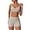 White Gray, variant on PISONIC Women Two Piece Workout Sets Support Ruched Cross Back Sports Bras Matching Booty Lifting Shorts Gym Yoga Outfits