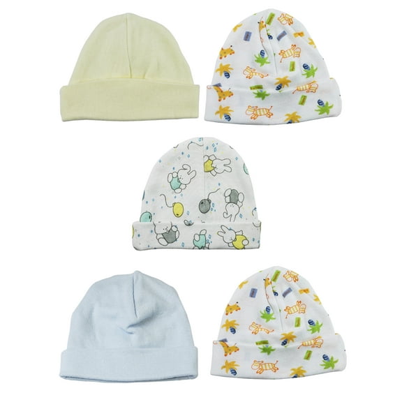 Bambini Boys Baby Caps (Pack of 5)