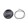 thumbnail image 2 of 52mm Center Pinch Snap Front Lens Cap Cover for Canon String W Nikon. N4Z4, 2 of 9