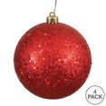 thumbnail image 3 of Vickerman 4.75" Red Sequin Ball Ornament, 4 per Bag, 3 of 6