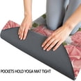 thumbnail image 3 of Pioneer Flower Floral Print Pattern Hot Yoga Mat Towel Non Slip for Hot Yoga - Quick-Drying Yoga Mat Cover with 4 Corner Pockets with Travel Bag - Hot Yoga Towel Non Slip 70"x26", 3 of 6