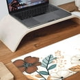 thumbnail image 6 of Abstract Flower and Leaves Extended Big Mouse Pad Large,XL Gaming Mouse Pad Desk Pad,31.5x11.8inch Long Computer Keyboard Mouse Mat Mousepad with 3mm Non-Slip Base Stitched Edge for Home Office Work, 6 of 6