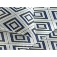 thumbnail image 3 of Ambesonne Abstract Quilted Bedspread Set 3 Pcs, Geometric Pattern Modern, King, Navy Blue Dark Taupe Grey, 3 of 4
