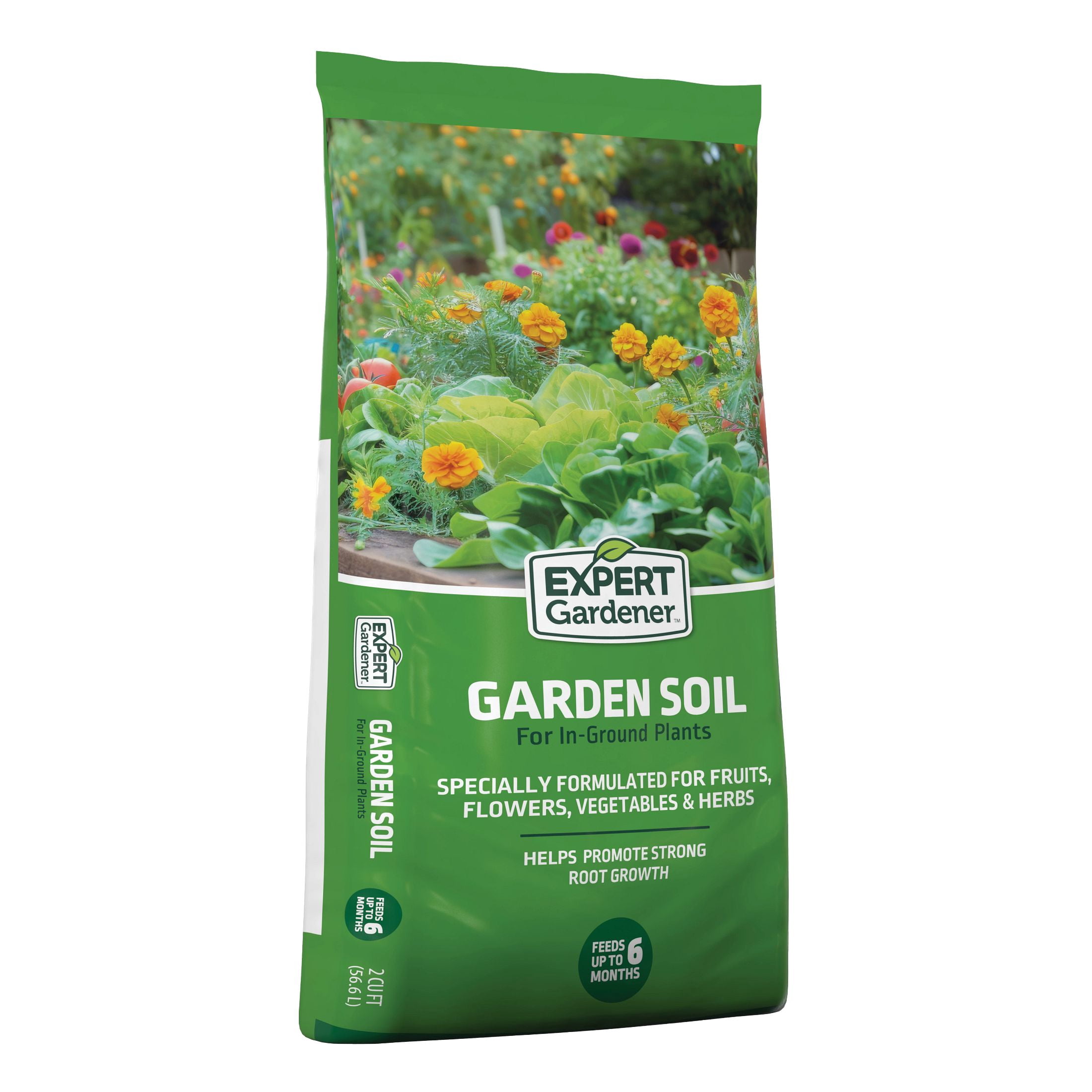 Expert Gardener Garden Soil for In-Ground Plants Bulk Soil Pallet, 2 cu. ft., Pallet of 39