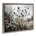 thumbnail image 2 of Stupell Industries Cottage Blue Butterflies Among Meadow Leaves Brown Floating Frame Canvas Art, 31 x 25, by Franklyn Gregory, 2 of 8