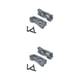 thumbnail image 4 of Tholdsy 2 uds. Amortiguadores traseros confiables de servicio prolongado soporte de choque accesorios RC delicados reemplazo para 12428 color titanio color titanio 2piezas Tholdsy  CBP202812, 4 of 5