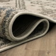 thumbnail image 5 of Mohawk Home Parafore Low Pile Latex Backed Stain and Fade Resistant Geometric Gray Indoor Area Rug, 3'3" X 5', 5 of 7