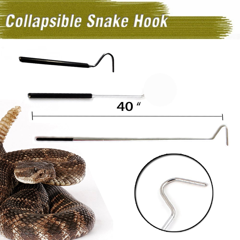 Collapsible Snake Hook,iClover Retractable Stainless Steel Snake Hook ...