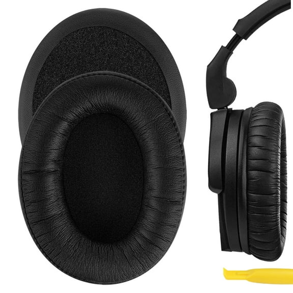Geekria Replacement Ear Pads Compatible with Sennheiser HD280, HD280-Pro, HD281, HMD280, HMD281 Headphones, Ear Cushions with Video Guide (Black)
