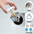 thumbnail image 4 of 2 uds, filtro de tapón de drenaje para fregadero de lavabo emergente sin desbordamiento, tapón de drenaje de rebote tipo empuje de acero inoxidable Universal para cocina y baño, 4 of 5