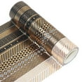 thumbnail image 6 of YUBX Black Gold Washi Tape Set 10 Rolls Basic Masking Decorative Tapes, 6 of 7