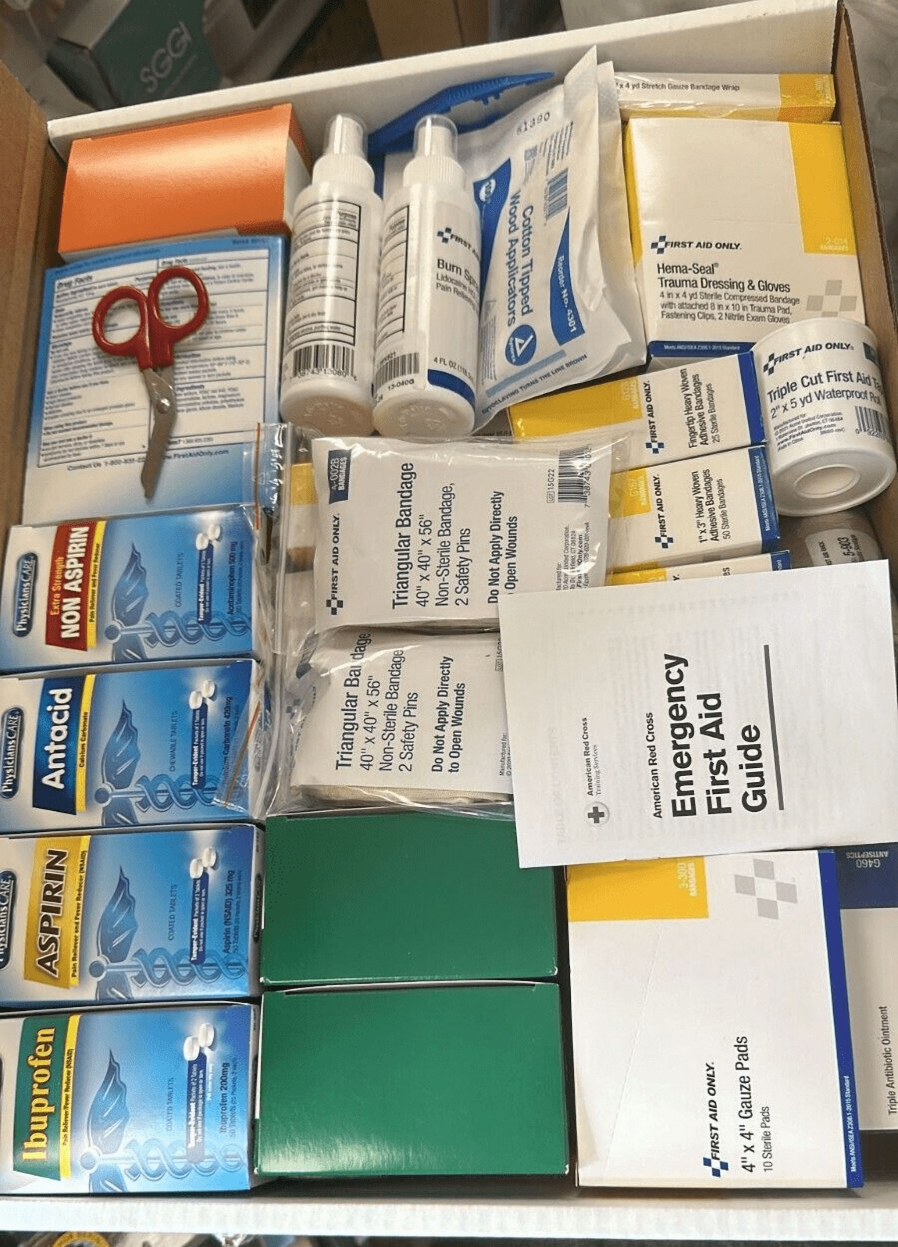First Aid Only Complete Refill/Kit,911pcs,OSHA Comp 6175R