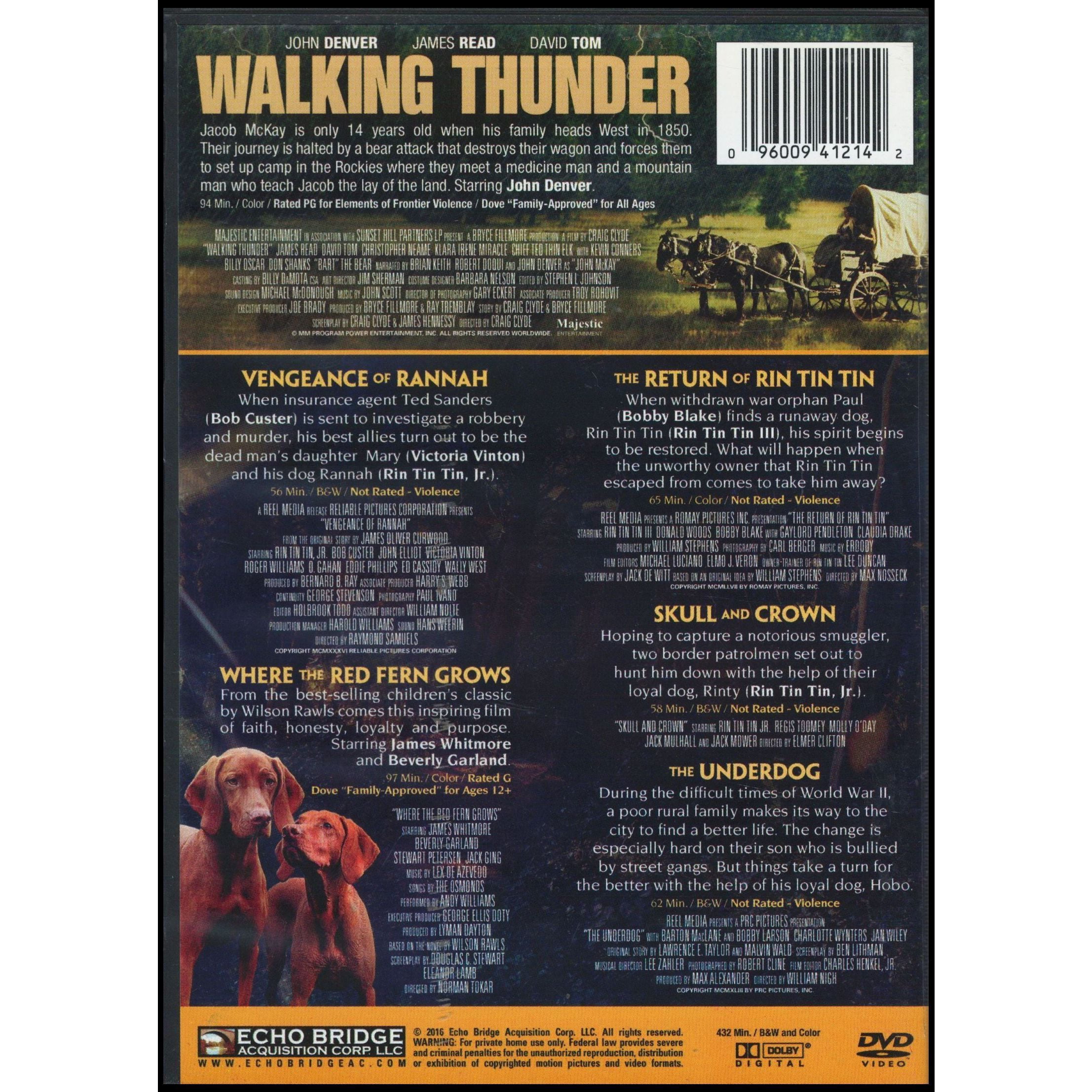Walking Thunder with 5 Bonus Movies DVD John Denver, James Read